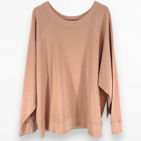 Mate The Label Size 3X Rose Pink Organic Terry Sweatshirt New With Tags - Picture 10 of 11